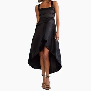 CYNTHIA ROWLEY SATIN HI-LO DRESS **LIKE NEW**